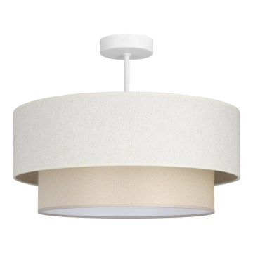 Plafonnier NATIA 1 x E27 / 60 W / 230 V, Ø 45 cm, crème