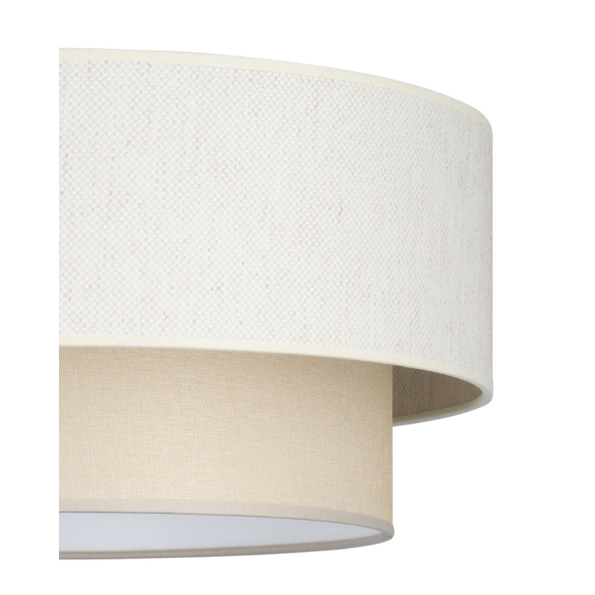 Plafonnier NATIA 1 x E27 / 60 W / 230 V, Ø 45 cm, crème
