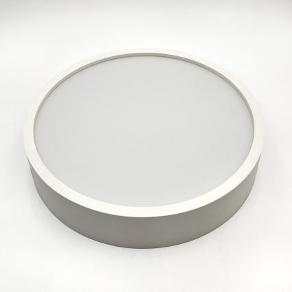 Plafonnier NATURAL 1xE27/15W/230V, diam. 27,5 cm, pin/blanc