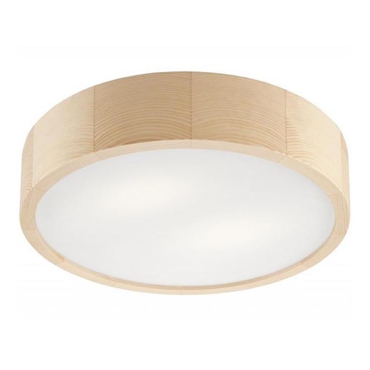 Plafonnier NATURAL 2xE27/60W/230V ø 37 cm pin