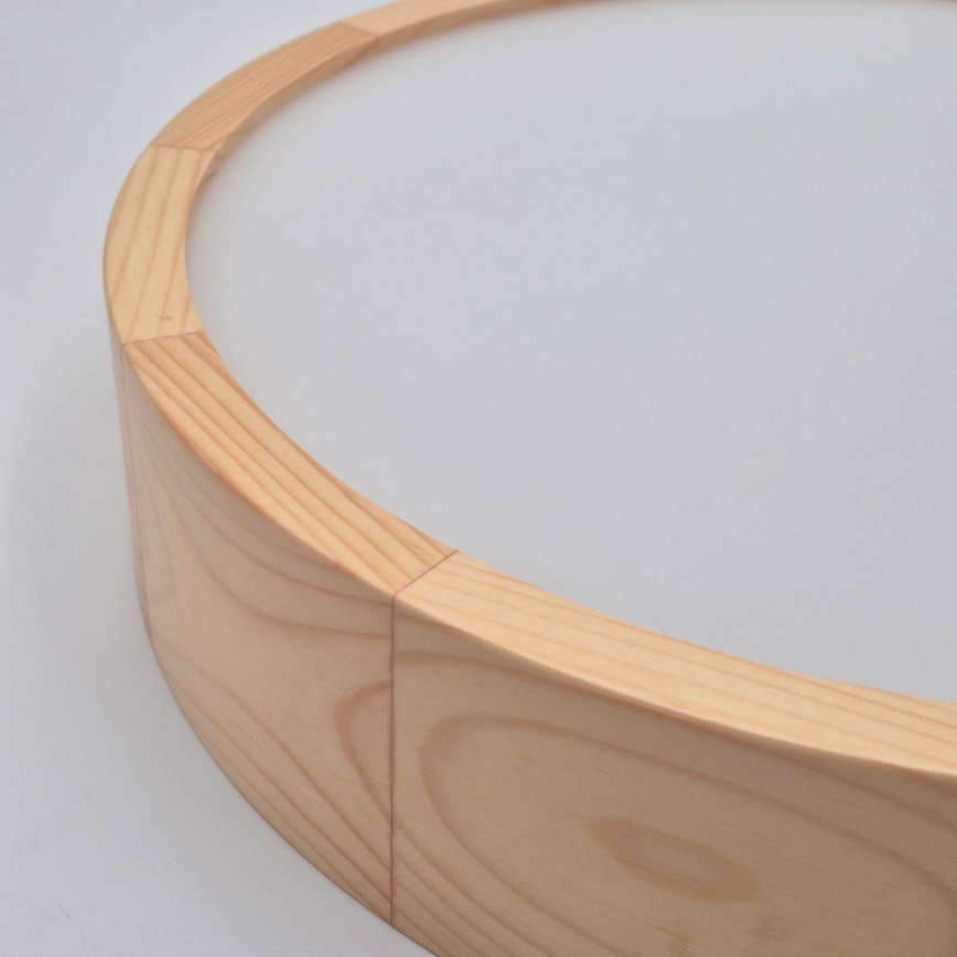 Plafonnier NATURAL 2xE27/60W/230V ø 37 cm pin