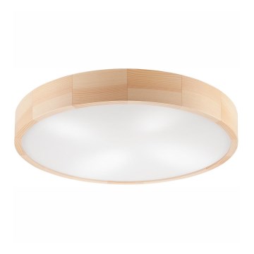 Plafonnier NATURAL 4xE27/60W/230V ø 57 cm pin