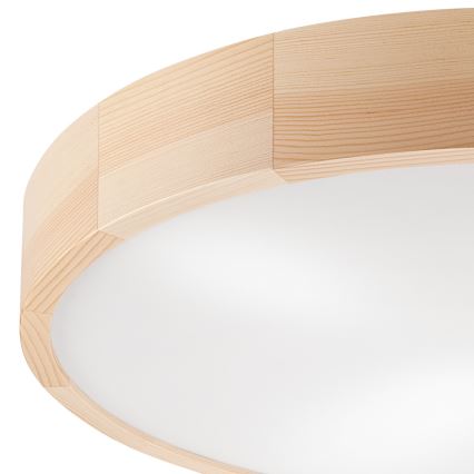 Plafonnier NATURAL 4xE27/60W/230V ø 57 cm pin