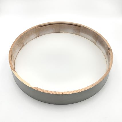 Plafonnier NATURAL 5xE27/15W/230V Ø 47,5 cm pin/blanc