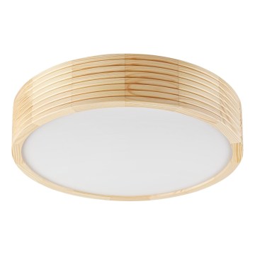 Plafonnier NATURAL MODERN 2xE27/15W/230V pr. 37,5 cm en pin