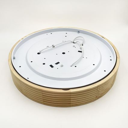 Plafonnier NATURAL MODERN 3xE27/15W/230V, Ø 47,5 cm, en pin