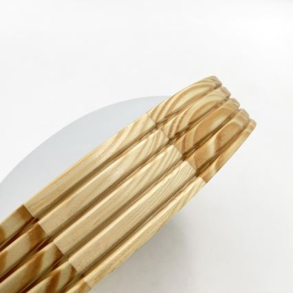 Plafonnier NATURAL MODERN SLIM 1xE27/15W/230V, Ø 27,5 cm, en pin