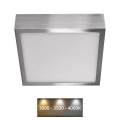 Plafonnier NEXXO LED/12,5W/230V 3000/3500/4000K 17x17 cm chrome brillant
