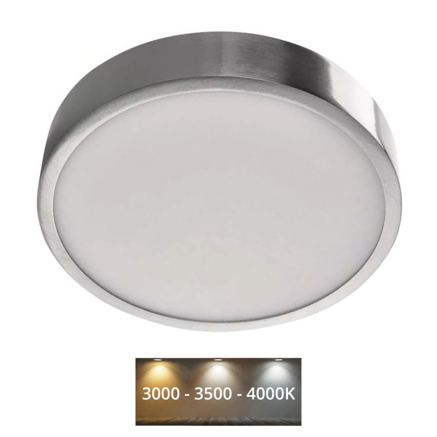 Plafonnier NEXXO LED/21W/230V 3000/3500/4000K d. 22,5 cm chrome brillant