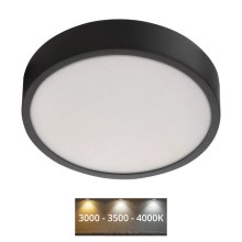 Plafonnier NEXXO LED/21W/230V 3000/3500/4000K d. 22,5 cm noir