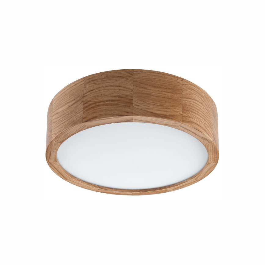 Plafonnier de salle de bain OAK 2xE27/15W/230V IP54 chêne ø 27 cm - FSC certifié