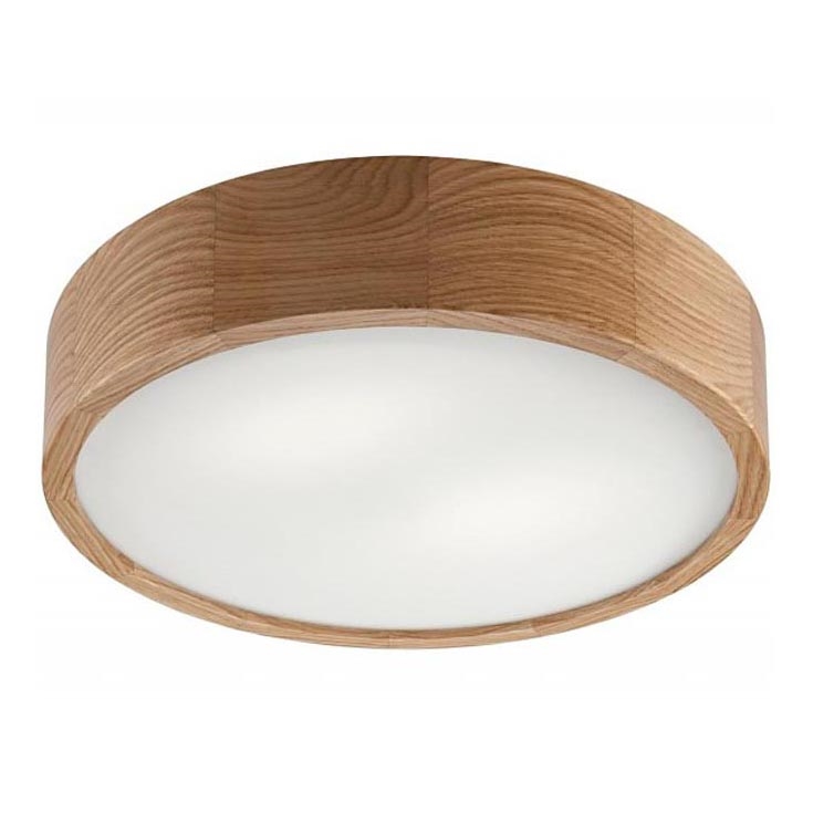 Plafonnier OAK 2xE27/60W/230V chêne ø 37,5 cm
