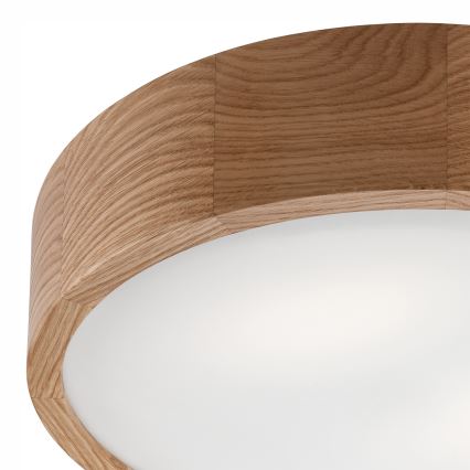 Plafonnier OAK 2xE27/60W/230V chêne ø 37,5 cm
