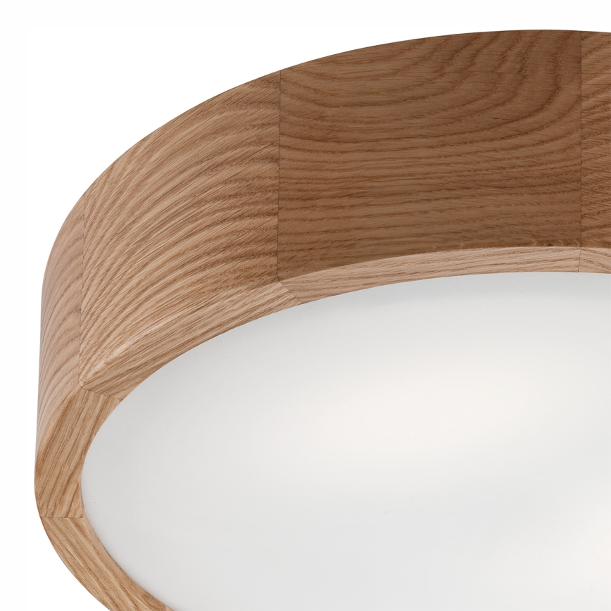 Plafonnier OAK 2xE27/60W/230V chêne ø 37,5 cm