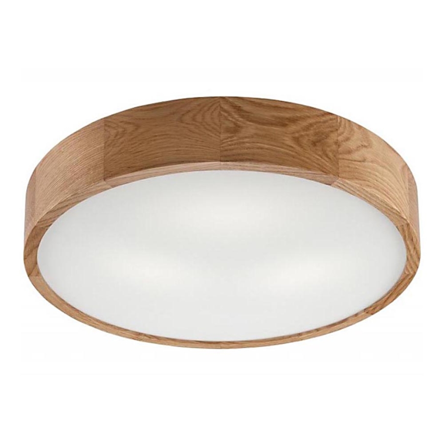 Plafonnier OAK 3xE27/60W/230V chêne ø 47,5 cm