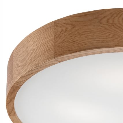 Plafonnier OAK 3xE27/60W/230V chêne ø 47,5 cm