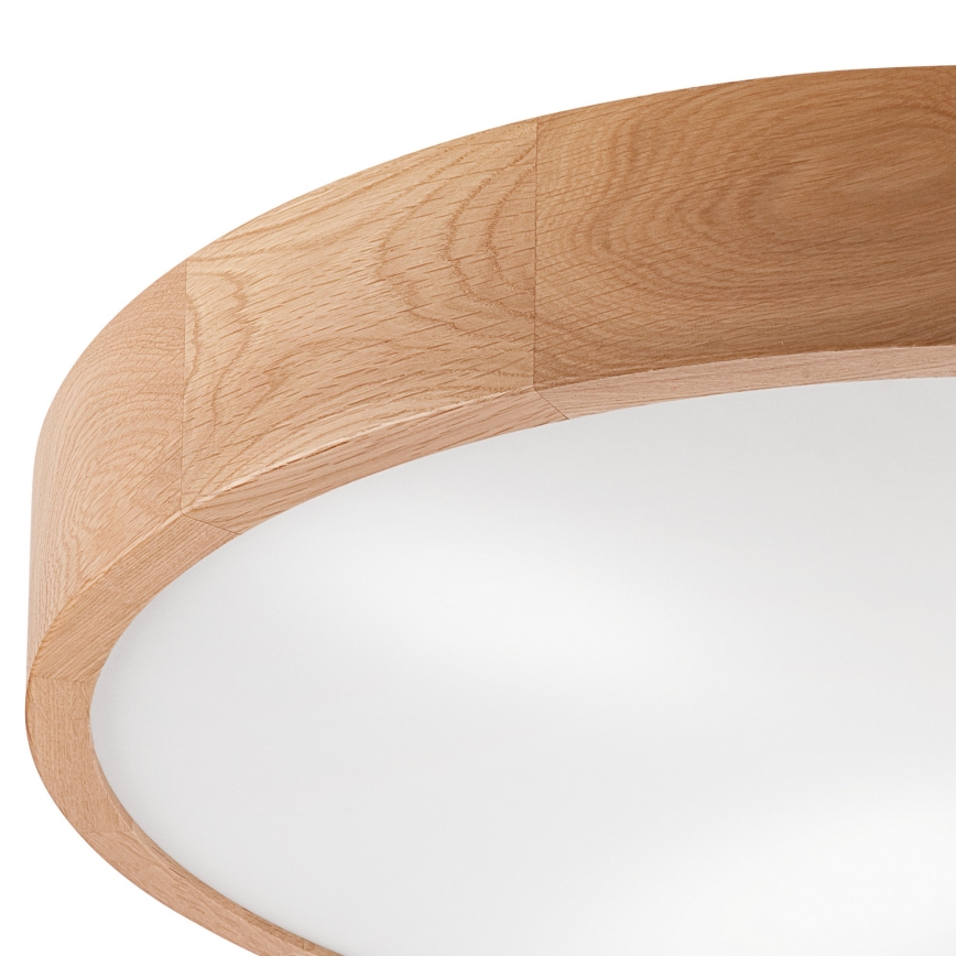 Plafonnier OAK 4xE27/60W/230V ø 57 cm chêne
