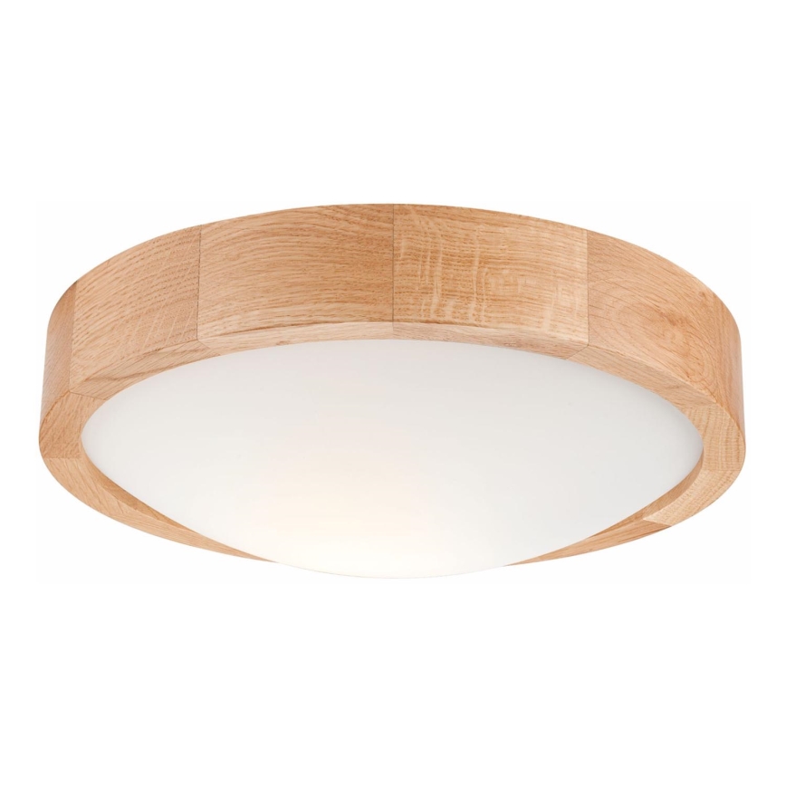 Plafonnier OAK SLIM 1xE27/60W/230V chêne ø 27 cm