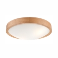 Plafonnier OAK SLIM 2xE27/60W/230V chêne ø 37 cm