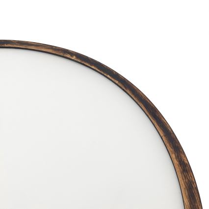 Plafonnier OAK SMOKY 3xE27/15W/230V ø 47,5 cm chêne/marron foncé
