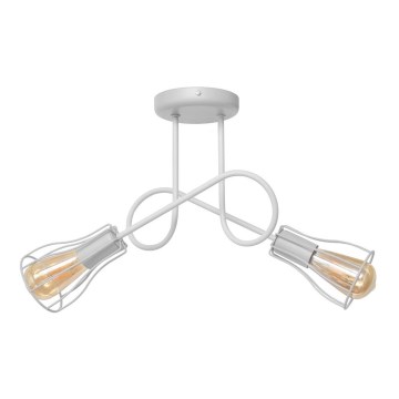 Plafonnier OXFORD 2xE27/15W/230V blanc