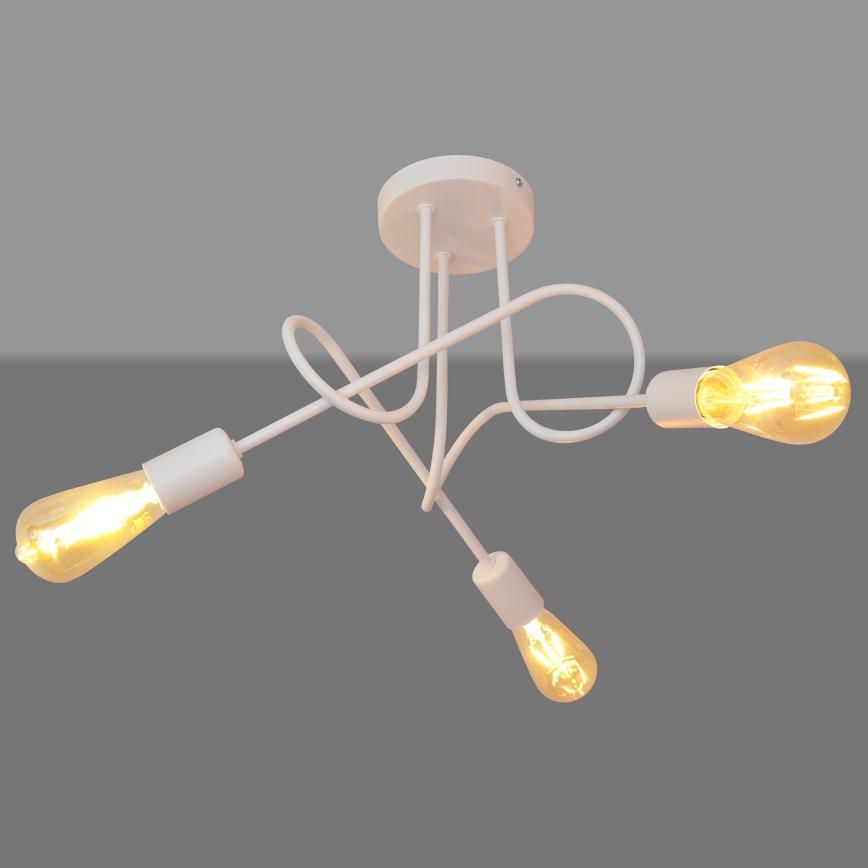 Plafonnier OXFORD 3xE27/15W/230V blanc