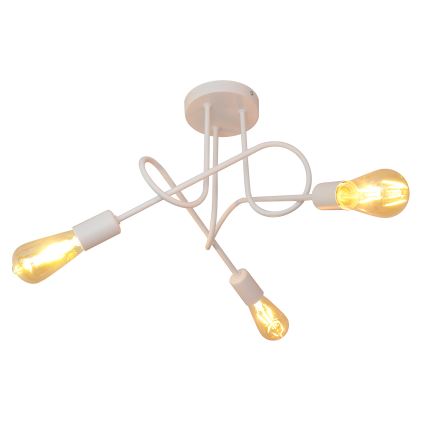 Plafonnier OXFORD 3xE27/15W/230V blanc