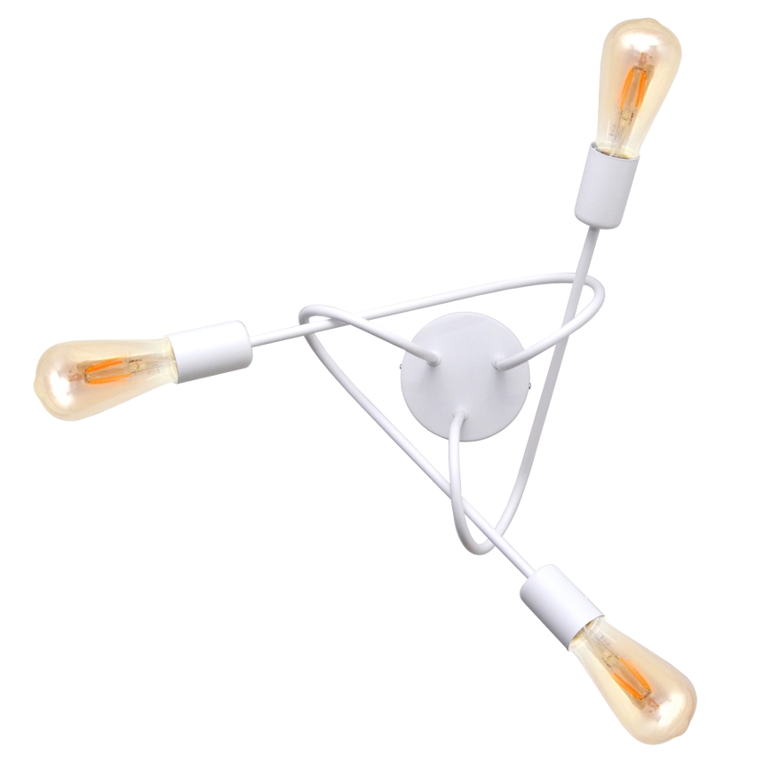 Plafonnier OXFORD 3xE27/15W/230V blanc