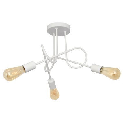 Plafonnier OXFORD 3xE27/15W/230V blanc