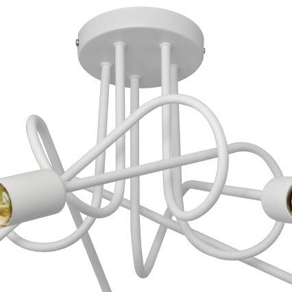 Plafonnier OXFORD 5xE27/15W/230V blanc