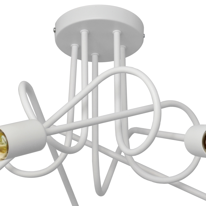 Plafonnier OXFORD 5xE27/15W/230V blanc