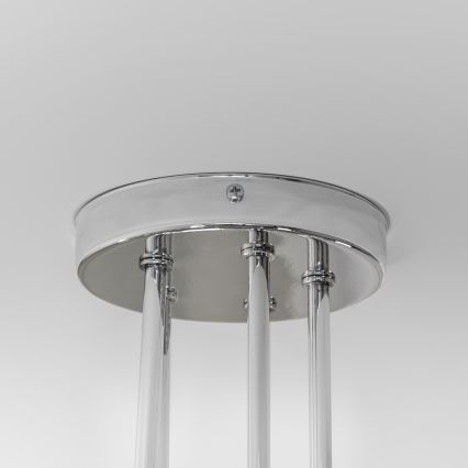 Plafonnier OXFORD 5xE27/15W/230V chrome brillant