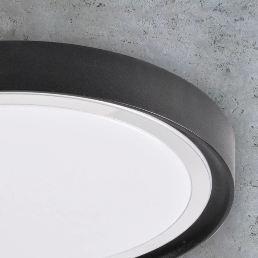 Plafonnier PERSE LED/15W/230V noir