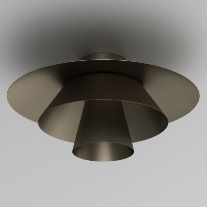 Plafonnier PLATO 1xE27/15W/230V Ø 32 cm anthracite