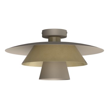 Plafonnier PLATO 1xE27/15W/230V Ø 32 cm beige/doré