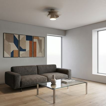Plafonnier PLATO 1xE27/15W/230V Ø 32 cm beige