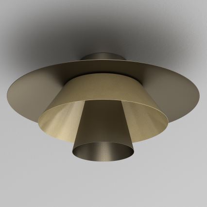 Plafonnier PLATO 1xE27/15W/230V Ø 32 cm bronze