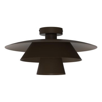 Plafonnier PLATO 1xE27/15W/230V Ø 32 cm marron