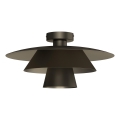 Plafonnier PLATO 1xE27/15W/230V Ø 38 cm anthracite