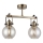 Plafonnier POLINO 2xE27/40W/230V, finition bronze