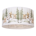 Plafonnier pour enfants KIDS ROOM 1xE27/60W/230V Ø 40 cm — motifs animaux