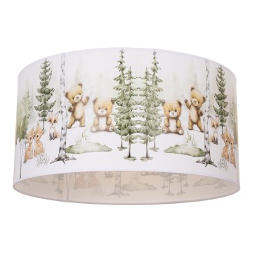 Plafonnier pour enfants KIDS ROOM 1xE27/60W/230V Ø 40 cm — motifs animaux