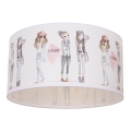 Plafonnier pour filles GIRLS VIBES 1xE27/60W/230V Ø 40 cm