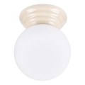 Plafonnier pour salle de bains ZORI 1xG9/8W/230V Ø 12 cm IP44 beige