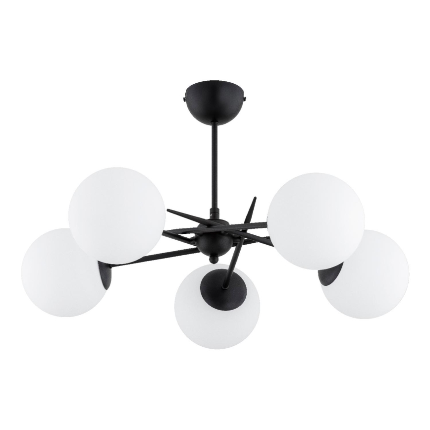 Plafonnier PRIMERY 5xE14/10W/230V noir