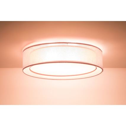 Plafonnier PURO 2 x E27, 40 W, 230 V, Ø 60 cm, rose