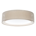 Plafonnier PURO 2x E27/40 W/230 V Ø 60 cm beige