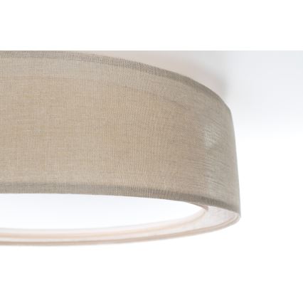 Plafonnier PURO 2x E27/40 W/230 V Ø 60 cm beige