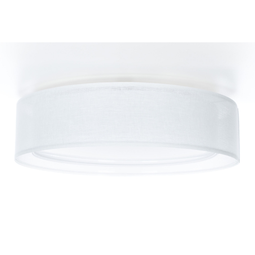 Plafonnier PURO 2xE27/40W/230V Ø 50 cm blanc