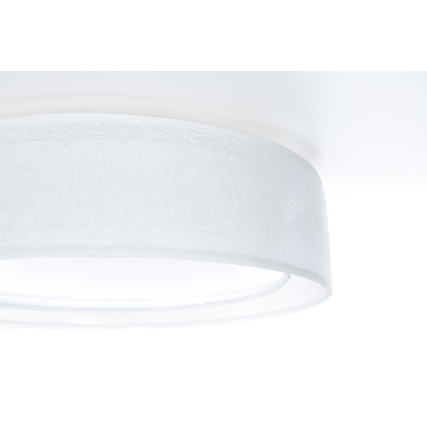 Plafonnier PURO 2xE27/40W/230V Ø 50 cm blanc